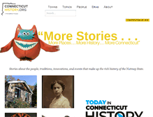 Tablet Screenshot of connecticuthistory.org